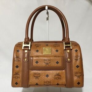 Authentic MCM Brown Leather Handbag
